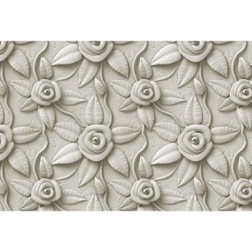 Обои виниловые на флизелине Design Studio 3D (Дизайн Студио 3Д) Volume Стена из рельефных цветов Песок (VL-007)