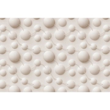 Обои виниловые на флизелине Design Studio 3D (Дизайн Студио 3Д) Volume Стена из объемных кругов Акварель (VL-008)