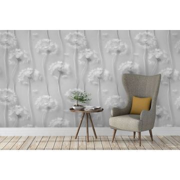 Обои виниловые на флизелине Design Studio 3D (Дизайн Студио 3Д) Volume Одуванчики 3d Акварель (VL-014)