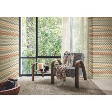 Обои виниловые Sirpi (Сирпи) Missoni home Wallcoverings 04 10,05х1,04 м (10337)