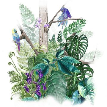 Панно виниловое на флизелине Marburg (Марбург) Bombay 2 3,00x2,70 м (30161)