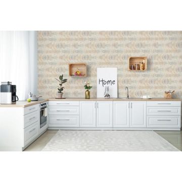 Обои виниловые на флизелине Grandeco (Грандэко) ILLUSION 10,05х1,06 м (A55910)