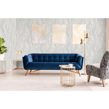 Обои виниловые на флизелине Grandeco (Грандэко) ILLUSION 10,05х1,06 м (A59202)