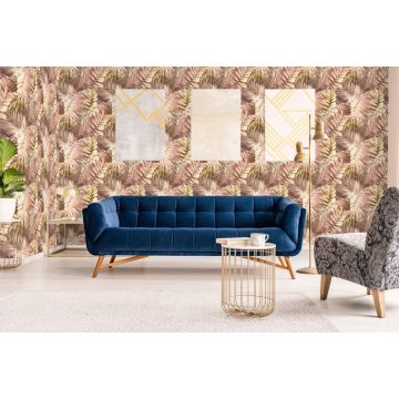 Обои виниловые на флизелине Grandeco (Грандэко) Life Nomad 10,05х0,53 м (170703)