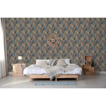 Обои виниловые на флизелине Grandeco (Грандэко) Life Nomad 10,05х0,53 м (A 51101)