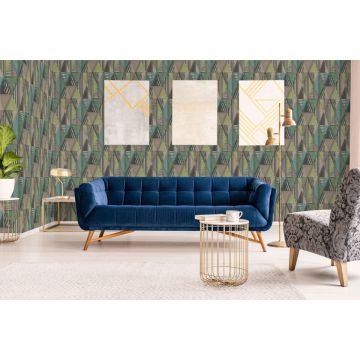 Обои виниловые на флизелине Grandeco (Грандэко) Life Nomad 10,05х0,53 м (A 51102)