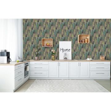 Обои виниловые на флизелине Grandeco (Грандэко) Life Nomad 10,05х0,53 м (A 51102)