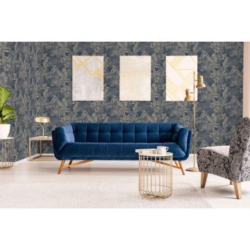 Обои виниловые на флизелине Grandeco (Грандэко) Life Nomad 10,05х0,53 м (A 51301)