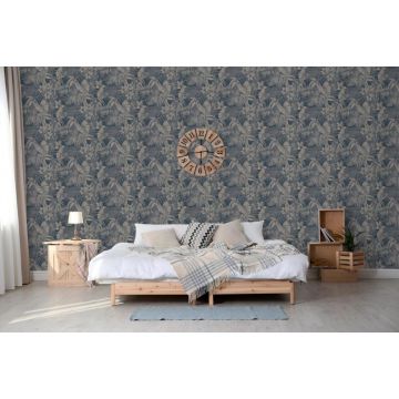 Обои виниловые на флизелине Grandeco (Грандэко) Life Nomad 10,05х0,53 м (A 51301)