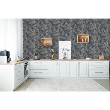 Обои виниловые на флизелине Grandeco (Грандэко) Life Nomad 10,05х0,53 м (A 51301)