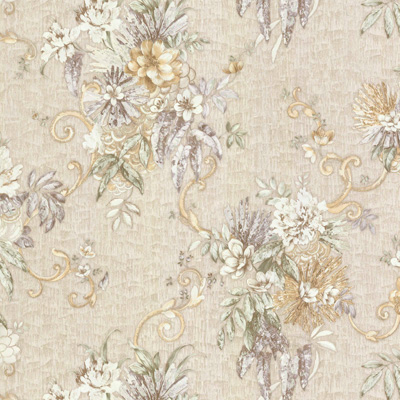 Обои виниловые Decori Decori (Декори Декори) Amore Букет бежевый 10,5х1,06 м (82864)