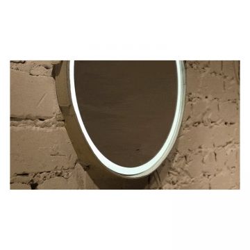 Зеркало Vincea VLM-2N600+ D610 с подсветкой на кожаном ремне, датчик на движение, цвет черный VLM-2N600+