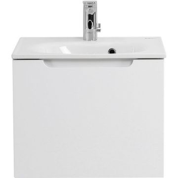 База под раковину подвесная BelBagno (Бельбагно) ETNA с одним выкатным ящиком Bianco Lucido 496x392x400 ETNA-500-1C-SO-BL-P