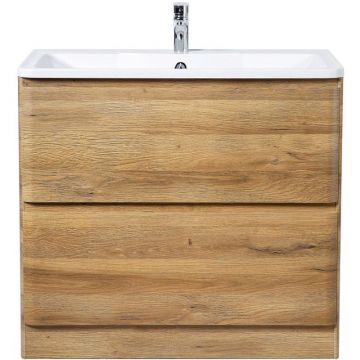 База под раковину напольная BelBagno (Бельбагно) Albano с двумя выкатными ящиками Rovere Rustico 800x450x810 ALBANO-800-2C-PIA-RR