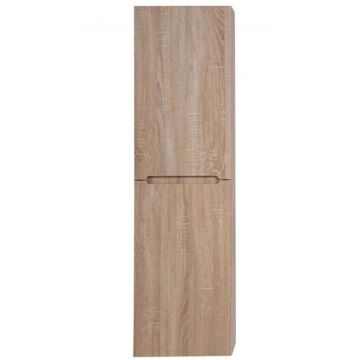 Шкаф подвесной BelBagno (Бельбагно) ETNA с двумя распашными дверцами с доводчиками с двумя полками правосторонний Rovere Bianco 400x300x1500 ETNA-1500-2A-SC-WO-P-R