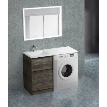 База под раковину напольная BelBagno KRAFT-LVD с двумя выкатными ящиками Pino Pasadena 580x480x855 KRAFT-LVD-580/1200-2C-PIA-PP