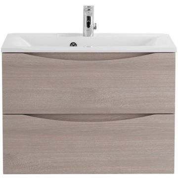 База под раковину подвесная BelBagno (Бельбагно) MARINO с двумя выкатными ящиками Rovere Grigio 650x450x500 MARINO-650-2C-SO-RG-P