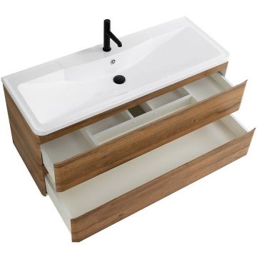 База под раковину подвесная BelBagno (Бельбагно) Albano с двумя выкатными ящиками Rovere Rustico 1200x450x500 ALBANO-1200-2C-SO-RR