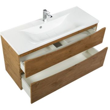 База под раковину подвесная BelBagno (Бельбагно) MARINO-H60 с двумя выкатными ящиками Rovere Nature 1100x450x600 MARINO-H60-1100-2C-SO-RN-P