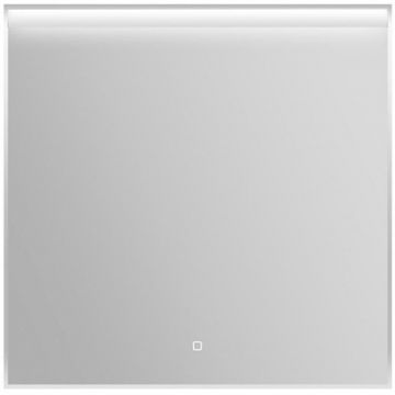 Зеркало BelBagno (Бельбагно) в алюминиевой раме с подсветкой с сенсорным выключателем SPC-UNO-800-800-TCH 800x50x800