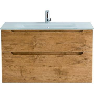 Тумба со столешницей и накладной раковиной подвесная BelBagno (Бельбагно) ETNA 100 etna100rn-kepmco-1084-set