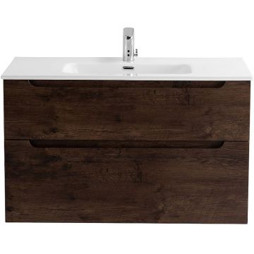 Тумба со столешницей и накладной раковиной подвесная BelBagno (Бельбагно) ETNA 100 etna100rw-kepbo-1302h301-set