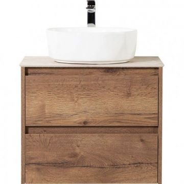 Тумба со столешницей и накладной раковиной подвесная BelBagno (Бельбагно) KRAFT 100 kraft100rt-kepbo-1346-set