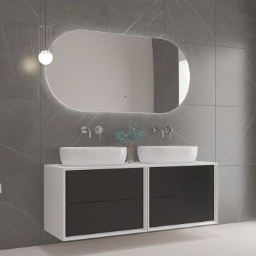 Зеркало Cezares (Цезарис) с контурной подсветкой и датчиком движения CZR-SPC-VAGUE-1500-700-MOV 12V 220-240V 1500x700x30