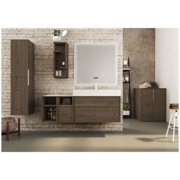 Зеркало Cezares (Цезарис) с LED подстветкой, К6500, сенсорным выключателем Touch System, системой антизапотевания, с радио и датчиком температуры 45062, 75x4х90 см