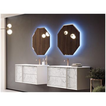 Зеркало Cezares со встроенной LED подсветкой 45078, 60x3х60 см