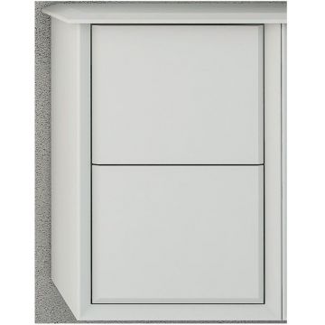 Шкафчик подвесной Cezares Bellagio совместимый с базой под раковину 54717 Bianco opaco 35x46x48 см
