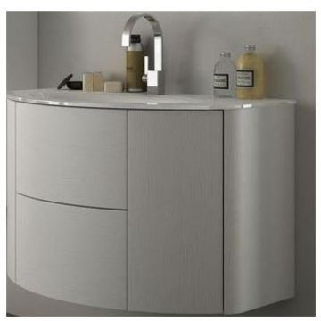 Тумба Cezares (Цезарис) Eden под раковину с двумя выдвижными ящиками и с двумя распашными дверками 55072 Frassino bianco, 91x51x55 см