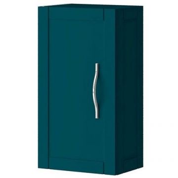 Шкафчик подвесной Cezares Tiffany с одной распашной дверцей, реверсивный 54959 Blu Petrolio, 30x20x55 см