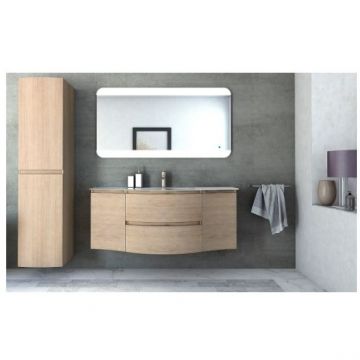 Шкафчик подвесной Cezares (Цезарис) Vague с одной распашной створкой, правый 54835 Rovere tabacco, 34x41x55 см