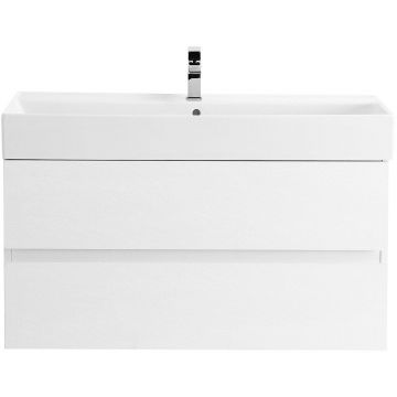 База под раковину подвесная Cezares (Цезарис) Molveno 46 с двумя выкатными ящиками Bianco Ghiaccio 800x460x500 MOLVENO 46-80-2C-SO-BG