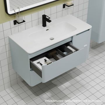 Тумба подвесная Iddis (Иддис) Edifice 100 см голубой EDI10B0i95 подходит умыв. 0101000i28