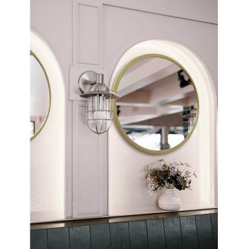 Зеркало Azario (Азарио) Манхэттен D770 металл рама, золото ФР-00002416