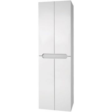 Пенал Dreja.eco QL 50 см универсальный белый лак 4 дверцы (99.0011)