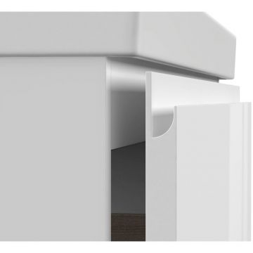 Тумба под раковину Cersanit для устройства под столешницу подвесная Moduo 80 для Moduo 80 белый (SB-SZ-MOD80-BL/Wh)