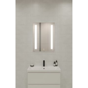 Зеркало Cersanit LED Base 020 60х80 с подсветкой прямоугольное (KN-LU-LED020*60-b-Os)