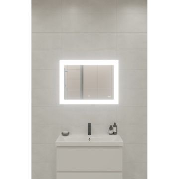 Зеркало Cersanit LED Design 030 80х60 с подсветкой прямоугольное (KN-LU-LED030*80-d-Os)