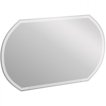 Зеркало Cersanit LED 090 Design 100x60 с подсветкой с антизапотеванием овальное (KN-LU-LED090*100-d-Os)