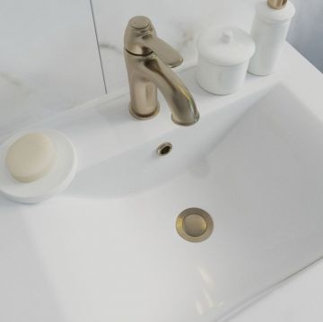 Выпуск для умывальника Iddis (Иддис) Oldie с переливом бронза OLDBR00i88