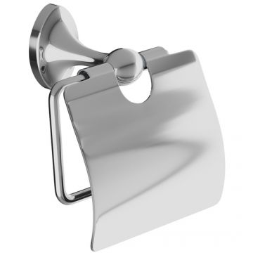 Держатель для туалетной бумаги с крышкой Iddis (Иддис) Male глянцевый хром сплав металлов MALSSC0i43