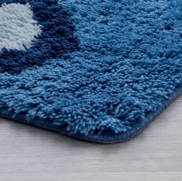Коврик для ванной комнаты Iddis (Иддис) Promo 50х80 см Curved Lines blue 400A580i12