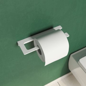 Держатель для туалетной бумаги без крышки Iddis Slide сплав металлов белый матовый SLIWT00i43