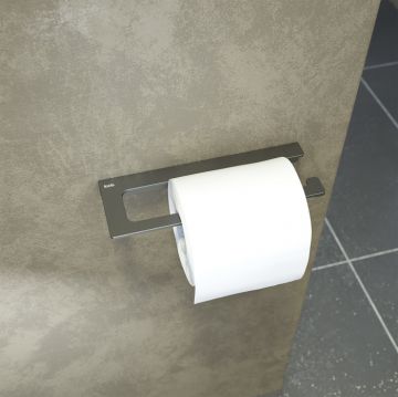 Держатель для туалетной бумаги без крышки Iddis Slide сплав металлов графит SLIGM00i43