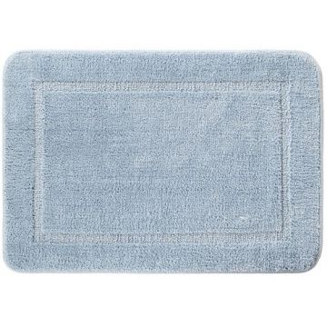 Коврик для ванной комнаты Iddis (Иддис) 65х45 микрофибра голубой PSQS04Mi12