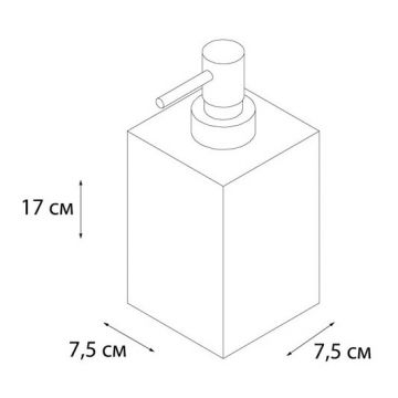 Дозатор для жидкого мыла Fixsen Gusto FX-300-1 зеленый