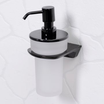 Дозатор для жидкого мыла Wasserkraft Glan K-5199 черный глянец
